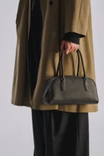 The Row Small E/W India Tote Walnut Shadow