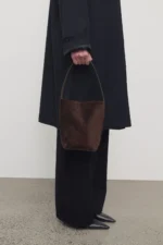 The Row Small N/S Park Tote Edge Tote Mocha