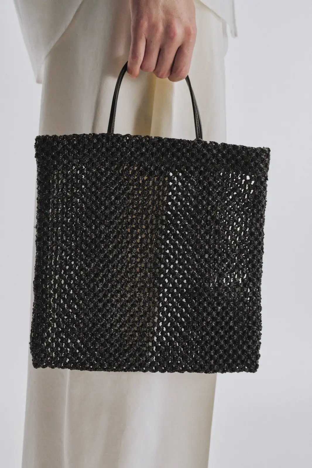 The Row Mini Barn Tote Bag Dark Brown Collection