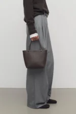 The Row Small Park Tote Bag Deep Brown Collection