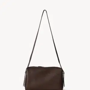 The Row Jerome Bag In Deep Brown