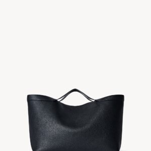 The Row Large Kit Tote Bag Black