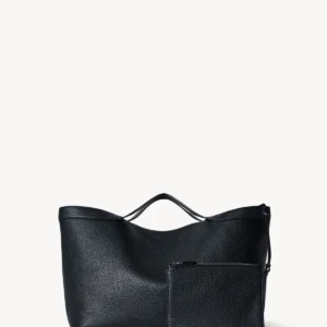 The Row Kit Large Tote Bag In Black