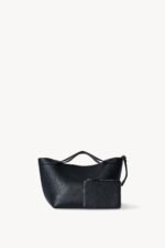 The Row Kit Small Tote Bag In Black