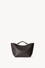 The Row Small Kit Tote Bag Dark Brown