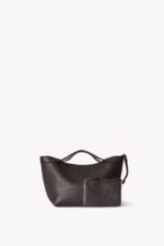 The Row Kit Small Tote Bag In Dark Brown