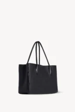 The Row Black Eileen Leather Tote Bag