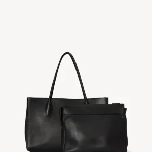 The Row Eileen Tote Bag In Black