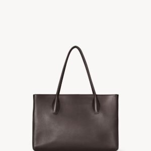 The Row Eileen Tote Bag Dark Brown