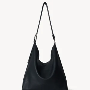 The Row Jean Shoulder Bag Black