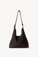 The Row Jean Shoulder Bag Deep Brown
