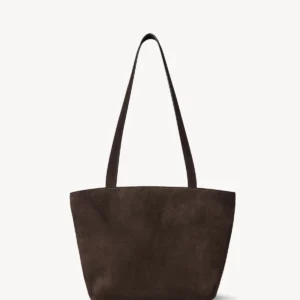 The Row Parker Bag Dark Brown