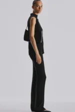 The Row Alma Baguette Bag In Black