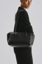 The Row Terrasse Black Leather Bag