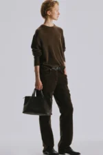 The Row Marcel Bag In Deep Brown
