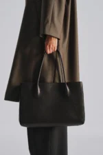 The Row Eileen Black Tote Bag