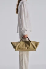 The Row Idaho Beige Leather Bag