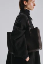 The Row Eileen Dark Brown Tote Bag
