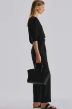 The Row Marlo 12 Black Bag