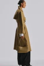 The Row Alma Baguette Bag In Mustard