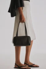 The Row Astra Bowling Bag In Dark Brown