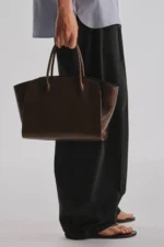 The Row Marlo 12 Deep Brown Bag
