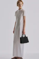 The Row Georgia Mini Bag In Black