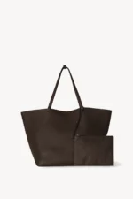 The Row Park XL Tote Bag In Deep Brown