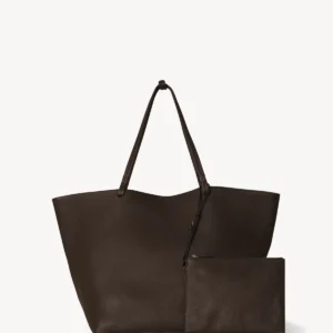 The Row Park XL Tote Bag In Deep Brown