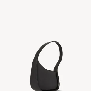 The Row Half Moon Shoulder Bag Black