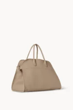 Dark Taupe The Row Soft Margaux 15 Handbag