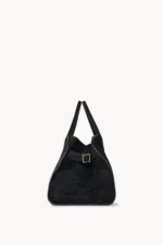 The Row Soft Margaux 15 Bag In Black