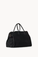 The Row Soft Margaux 15 Black Luxury Handbag