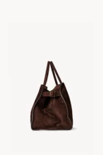 The Row Soft Margaux 15 Bag In Mocha