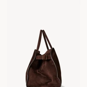The Row Soft Margaux 15 Bag In Mocha