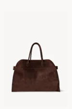 The Row Soft Margaux 15 Bag Mocha