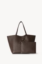 The Row Park Tote Three Bag In Deep Brown