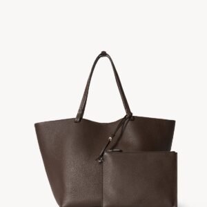 The Row Park Tote Three Bag In Deep Brown