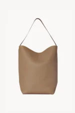 The Row Large N/S Park Tote Bag Dark Taupe