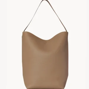 The Row Large N/S Park Tote Bag Dark Taupe