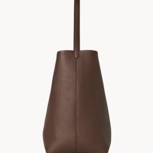The Row Large N/S Park Tote Bag In Dark Olive