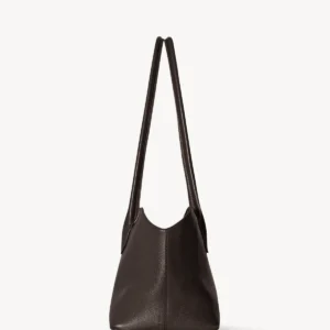 The Row Terrasse Walnut Shadow Leather Bag