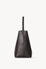 The Row Medium N/S Park Walnut Shadow Leather Tote Bag