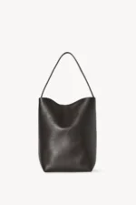 The Row Medium N/S Park Tote Bag Walnut Shadow