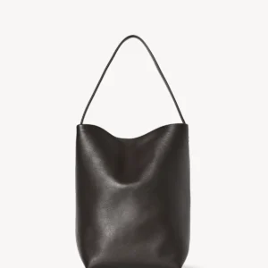 The Row Medium N/S Park Tote Bag Walnut Shadow