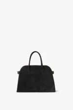 The Row Soft Margaux 12 Bag Black