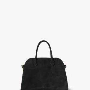 The Row Soft Margaux 12 Bag Black