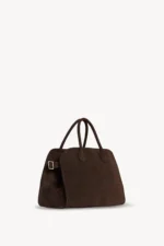 The Row Soft Margaux 12 Mocha Luxury Handbag