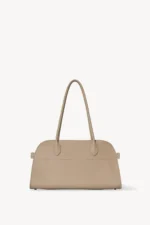 The Row Margaux Shoulder 12 Bag Dark Taupe