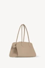 The Row Margaux Shoulder 12 Bag In Dark Taupe